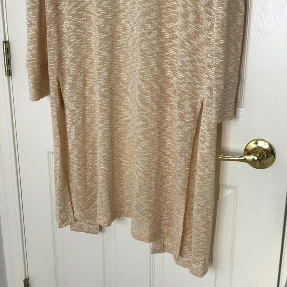 Candie's Lightweight L/S Duster Cardigan | Tan | X-Large - Picture 6 of 10